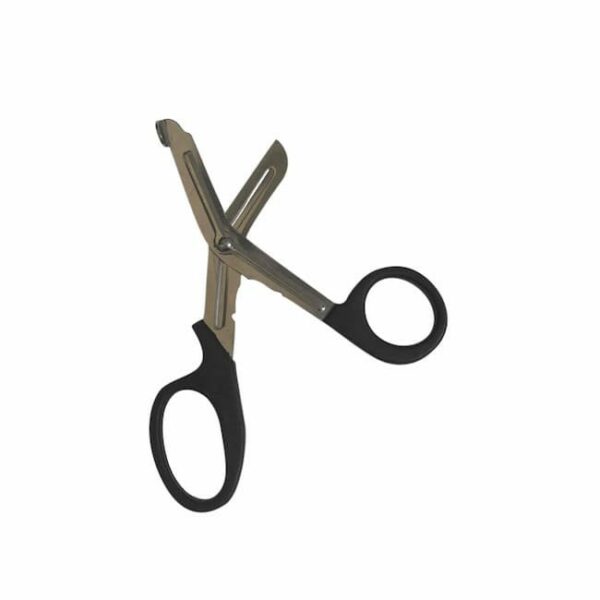 Ciseaux Gesco 19 cm noirs lame grise – Image 2
