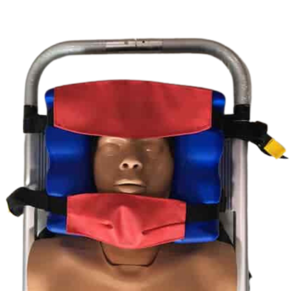 Immobilisateur de tête universel, adapté pour civière de relevage