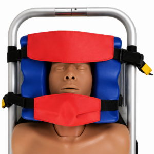 Immobilisateur de tête universel, adapté pour civière de relevage