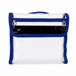 Pochette transparent, Bleu