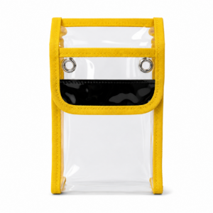 Pochette transparente, Jaune