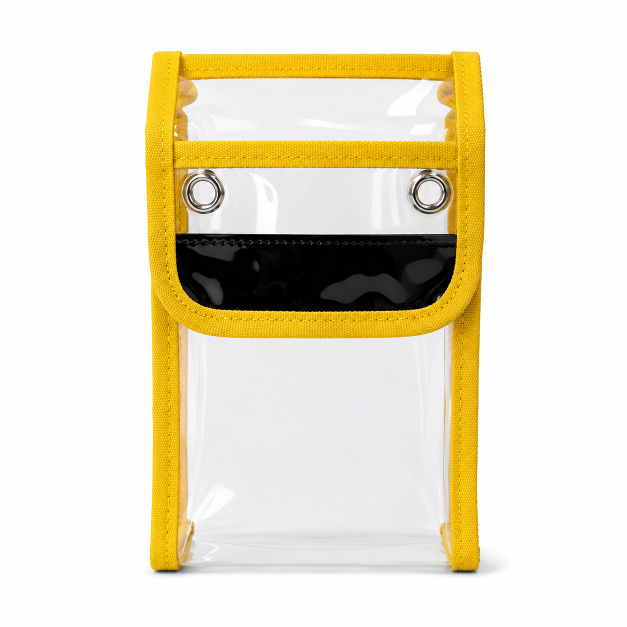 Pochette transparente, Jaune