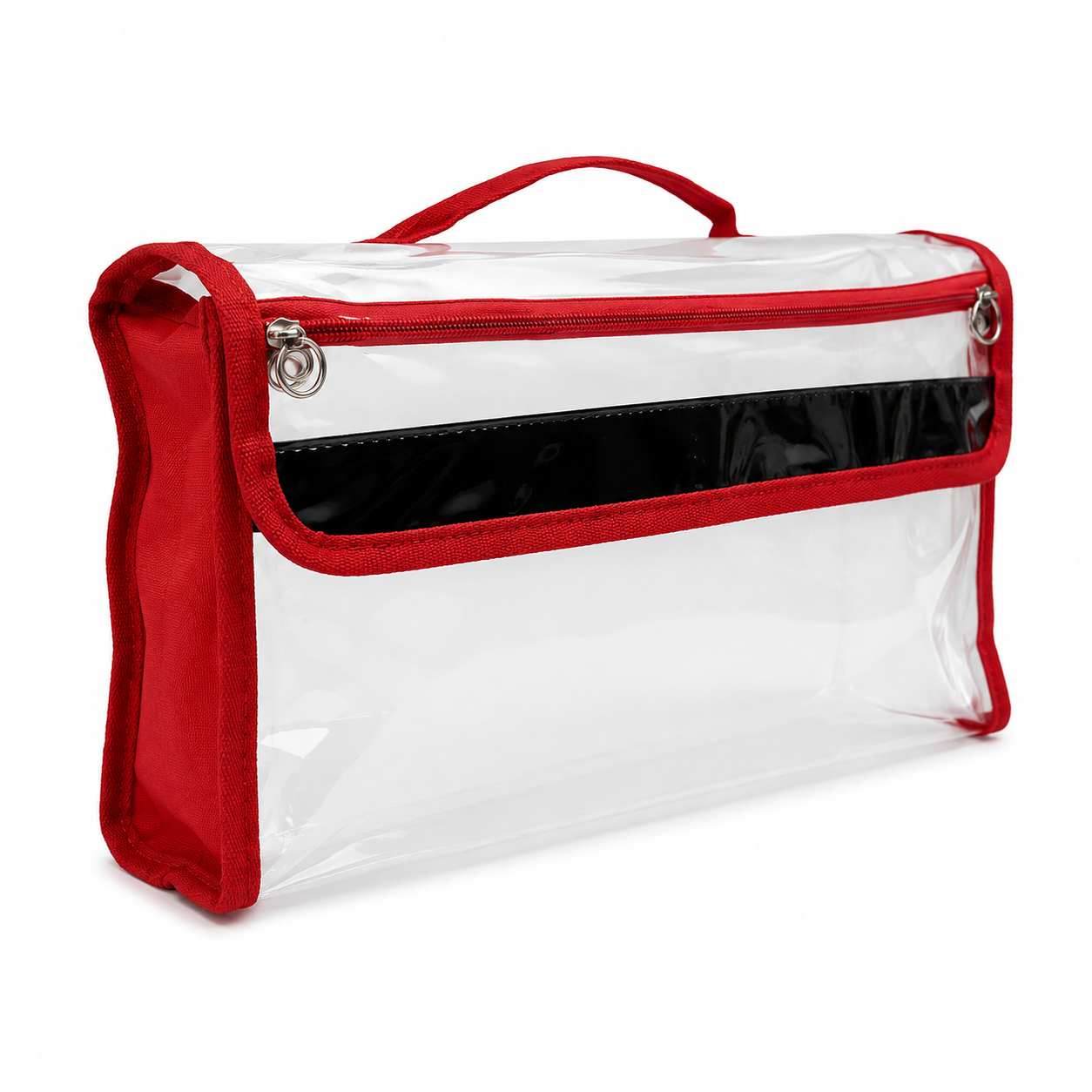 Pochette transparente, Rouge – Image 2