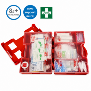 Trousse Médecine du Travail - 8 pers et + - avec support mural